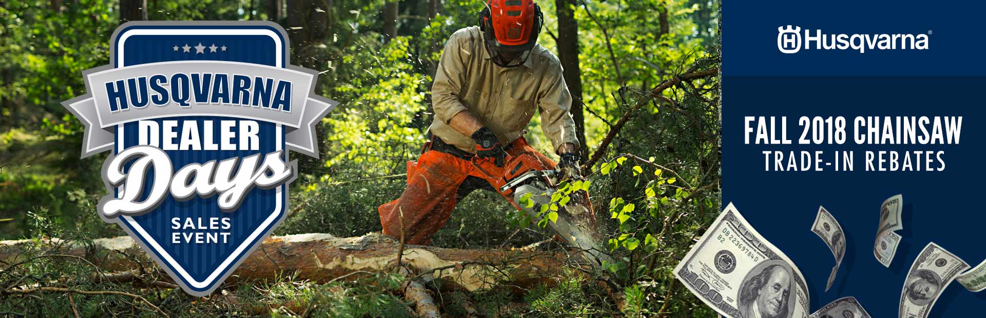 Husqvarna: Fall 2018 Chainsaw Trade-In Rebates